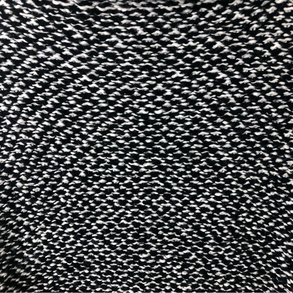 Eileen Fisher Black and White knit snap front jacket sweater size: XL - Picture 16 of 16